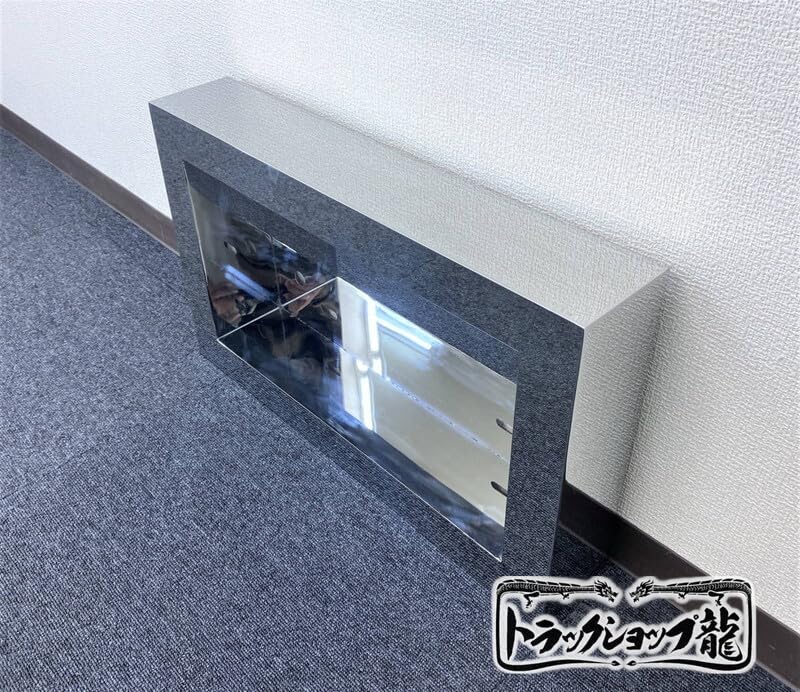 ナンバー枠　ステンレス　奥行10cm ステンレス 大型 ナンバー枠 鏡面 奥行10cm 汎用 ナンバーフレーム
