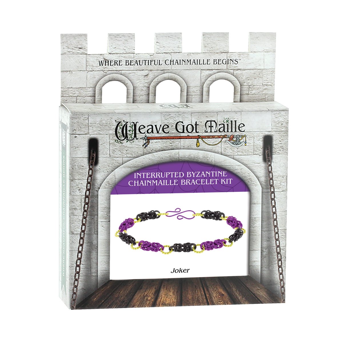 Joker - Interrupted Byzantine Chainmaille Bracelet Kit