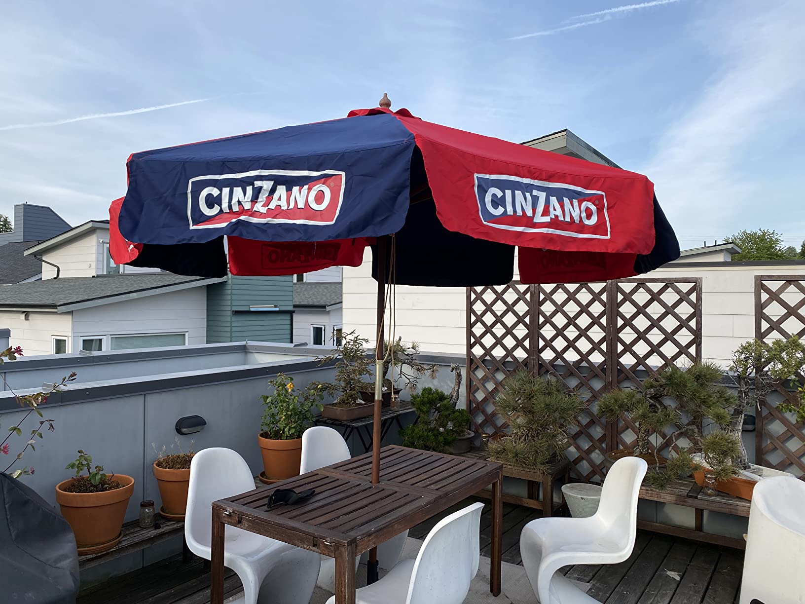 cantilever patio umbrellas costco SunVilla 11' Color Changing LED Cantilever Umbrella with Rolling Base