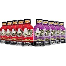5Hour Energy, 5 Extra Strength Berry + 5 Extra Strength Grape Variety, 10 Count+ shipping in box
