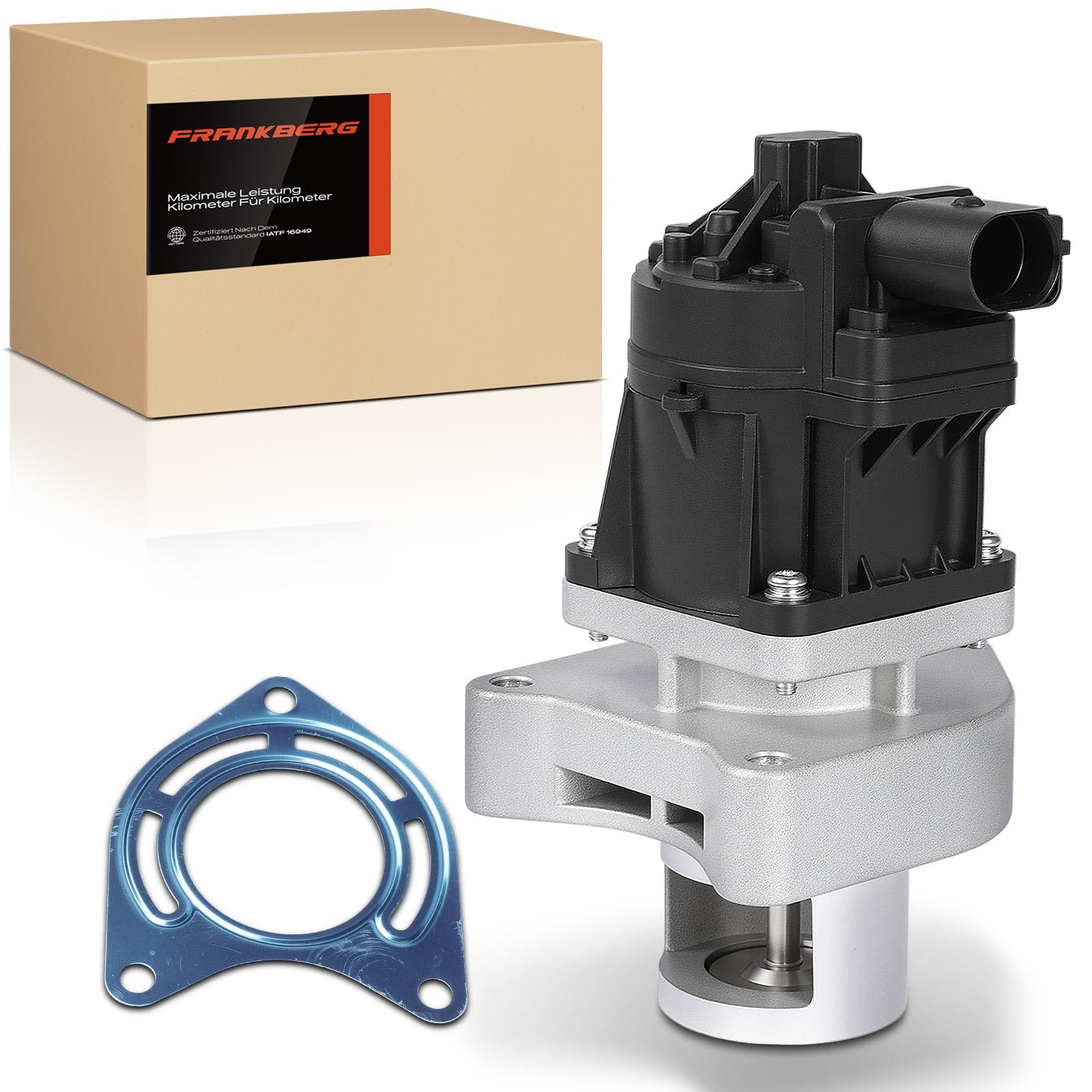 Frankberg Válvula EGR (válvula de recirculación de gases de escape) diésel | Compatible con: Captiva C100 C140, Orlando J309, Cruze Hatchback J305, Antara L07, Cruze Station Wagon J308, Cruze J300