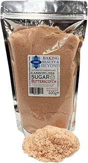 Baking Beauty and Beyond Premium Candy Floss Sugar 400g - Butterscotch Flavour
