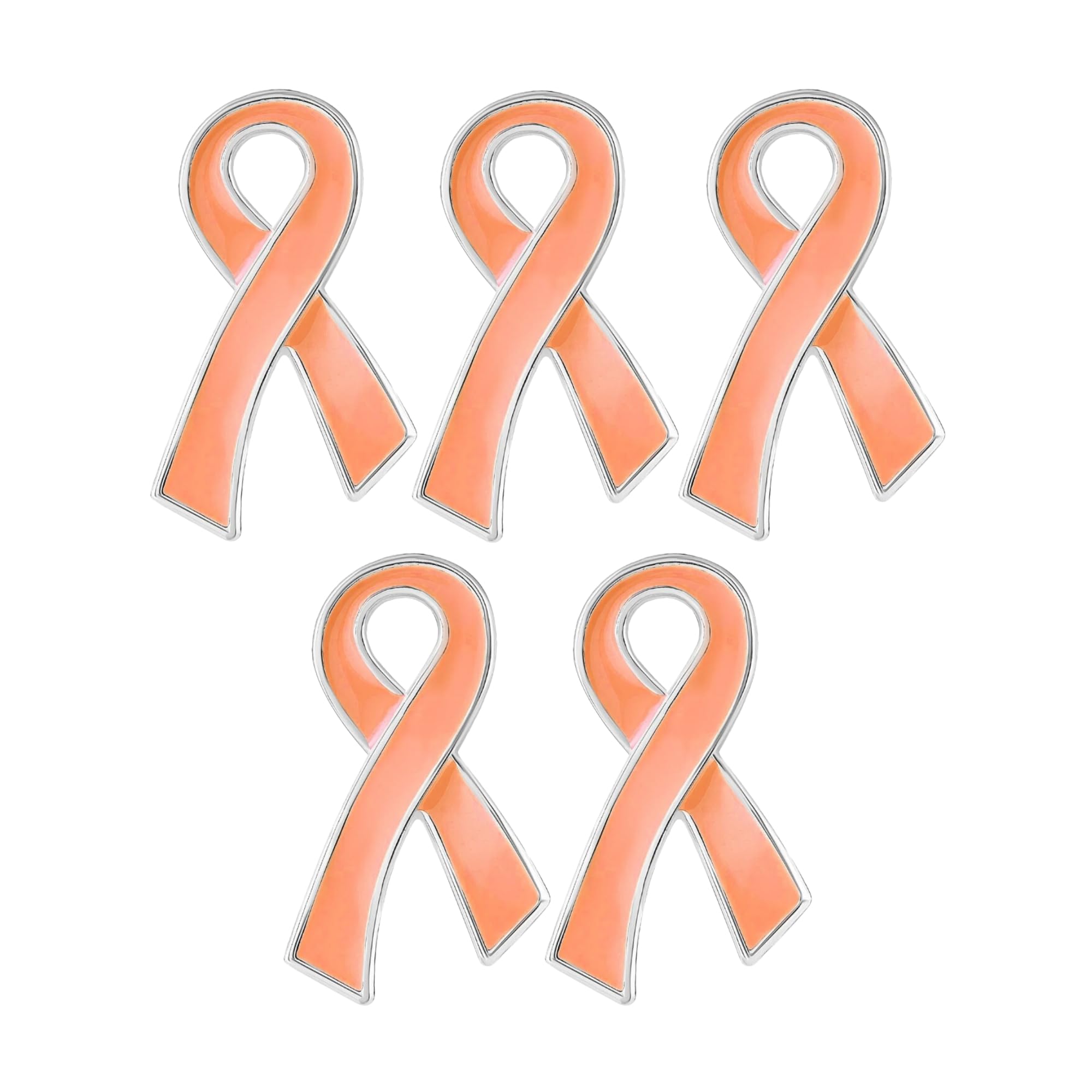Ribbon Pins 1/5/25/100 for Cancer &amp; Disease Awareness - Various Causes - Bulk Quantities Available for Support Groups and Fundraising