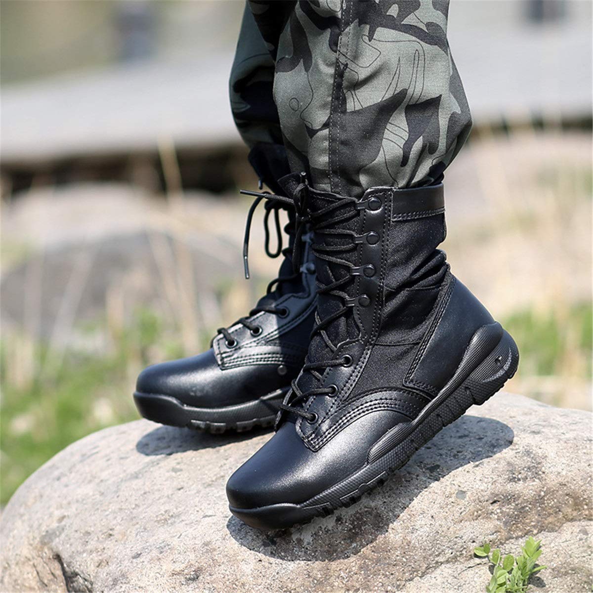 GORE-TEX ブラック ミリタリーブーツ サバイバルゲーム装備 ミリタリー用品 ブーツ ゴアテックス」の