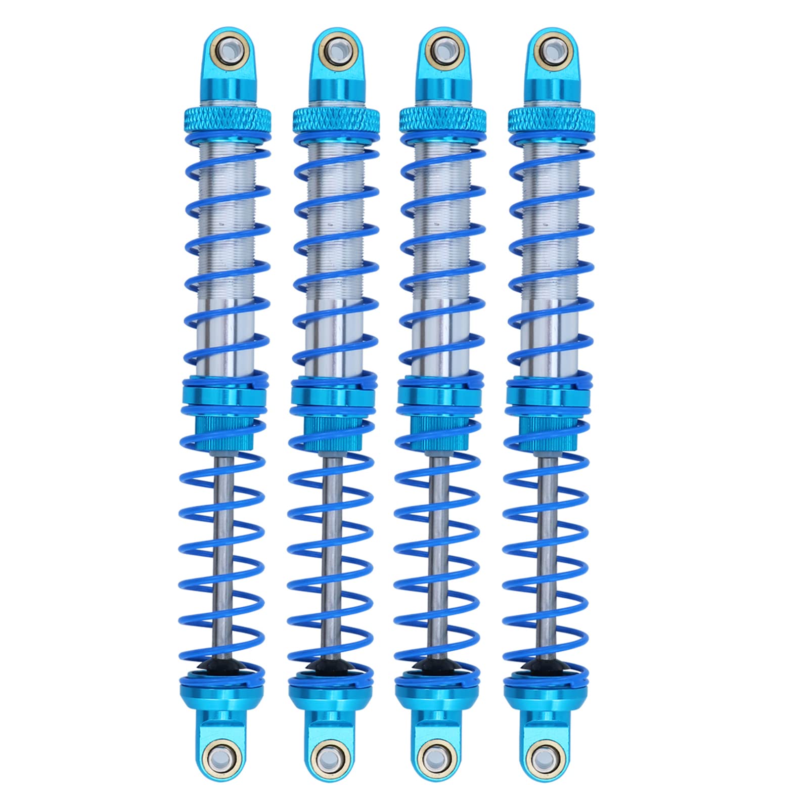 Aluminum alloy Shocks- Absorber For 1/10 RC tracked vehicle RC Crawler Car Axial SCX10 AXI03007 RBX10 D90 TRX4 (4.7in, Blue)