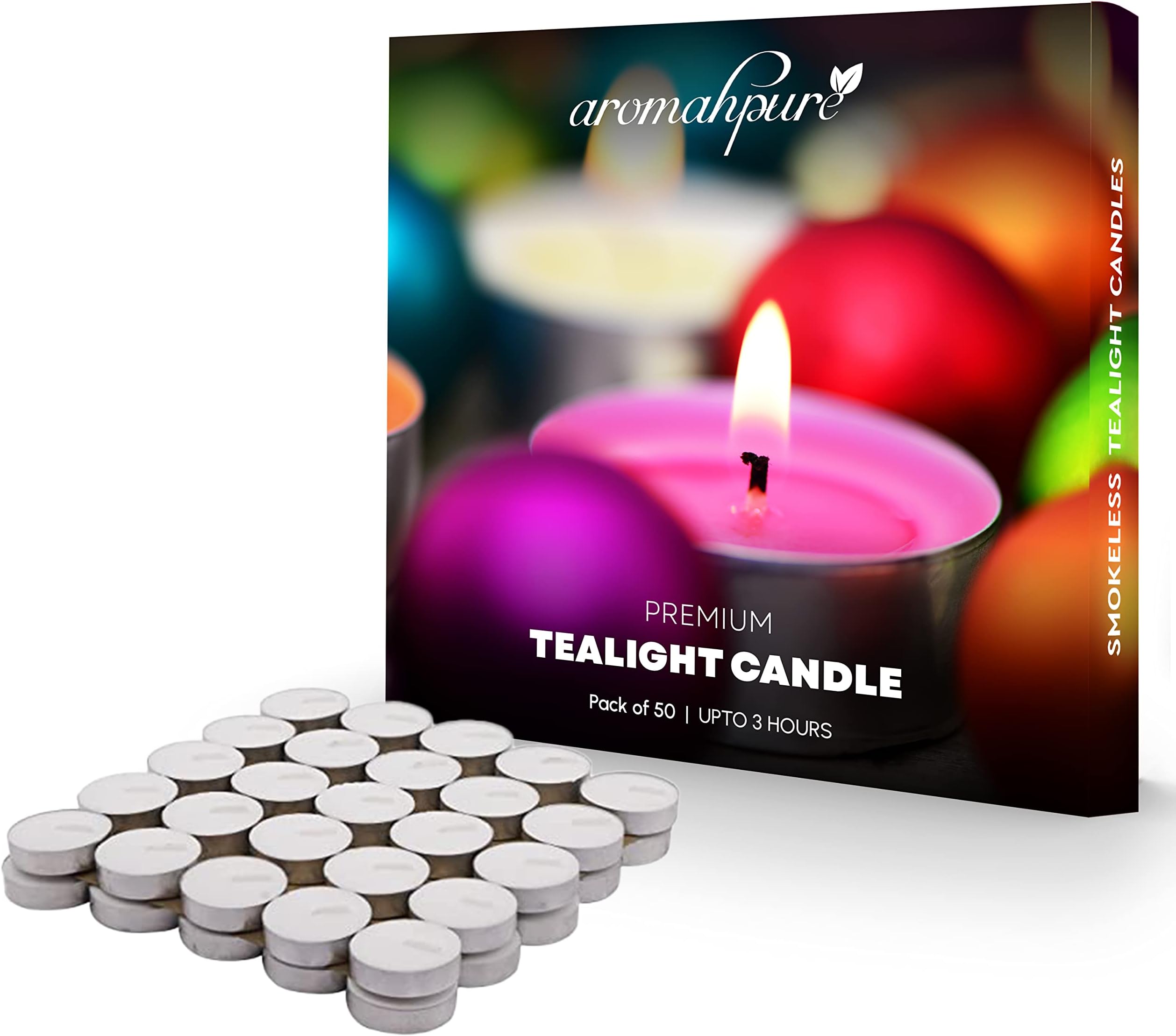 Shubhkart Tejas Puja Ghee TLight Candles 50N Non Toxic Smokeless