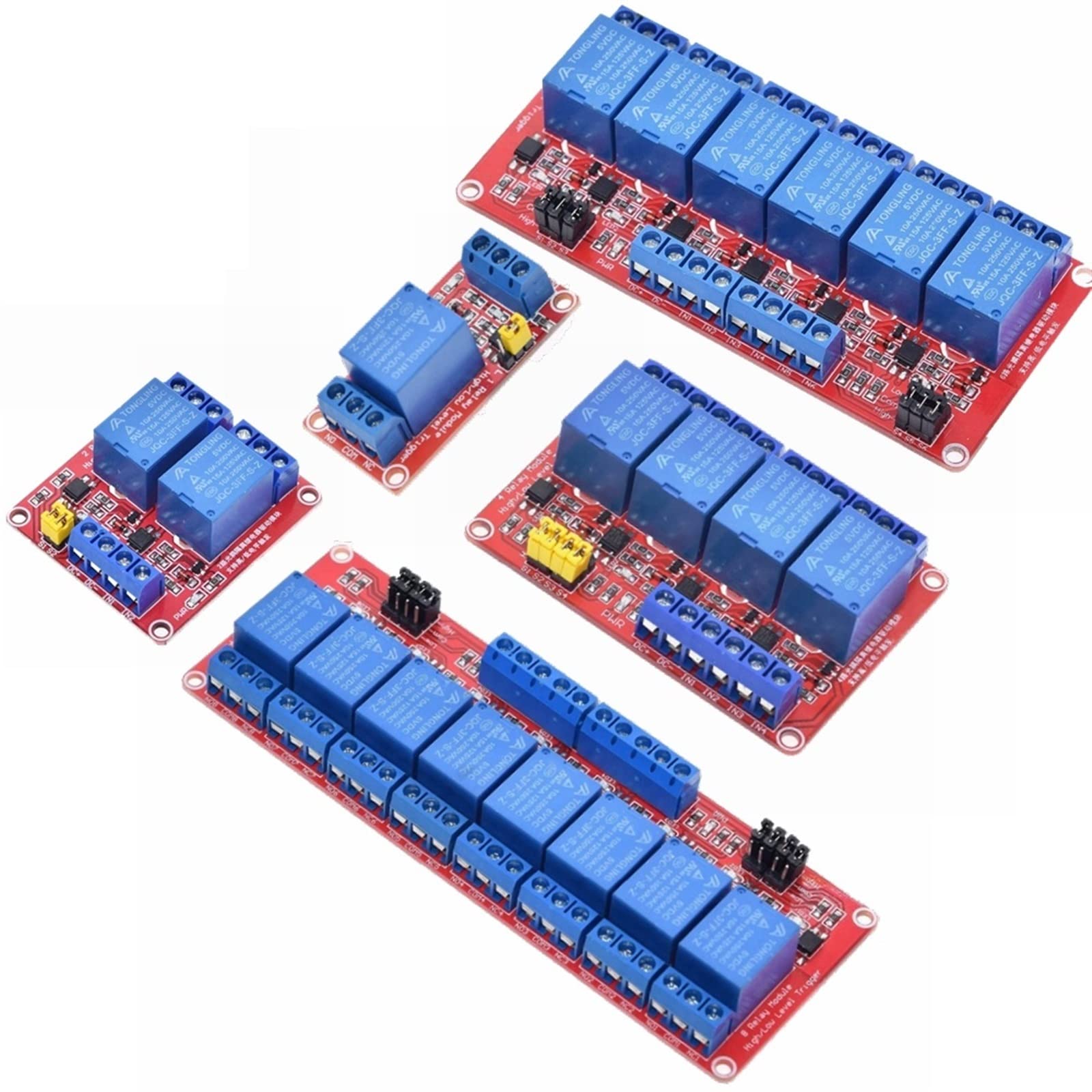 Módulo relé 5V con soporte optoacoplador ideal para automatización del hogar y entornos Arduino