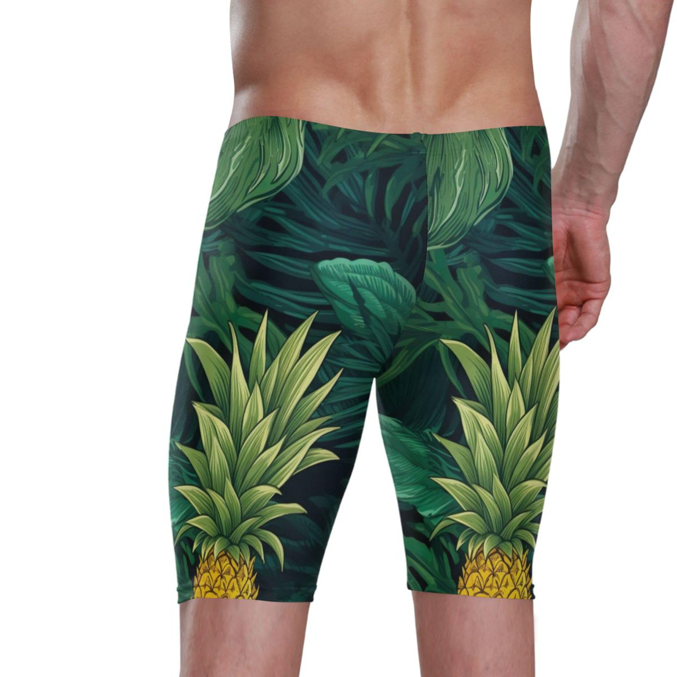 UMIRIKO Pineapple Fruit Men's Swim Jammers Swimsuit M B0400926