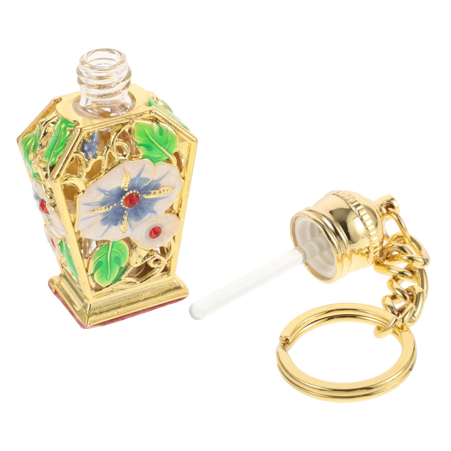 minkissy 5 Pièces Dubaï Bouteille De Parfum Bouteilles De Parfum Vides Mini Le De Le D'Huile Pots en Verre Décoratifs Le en Verre Petite Le Rechargeable