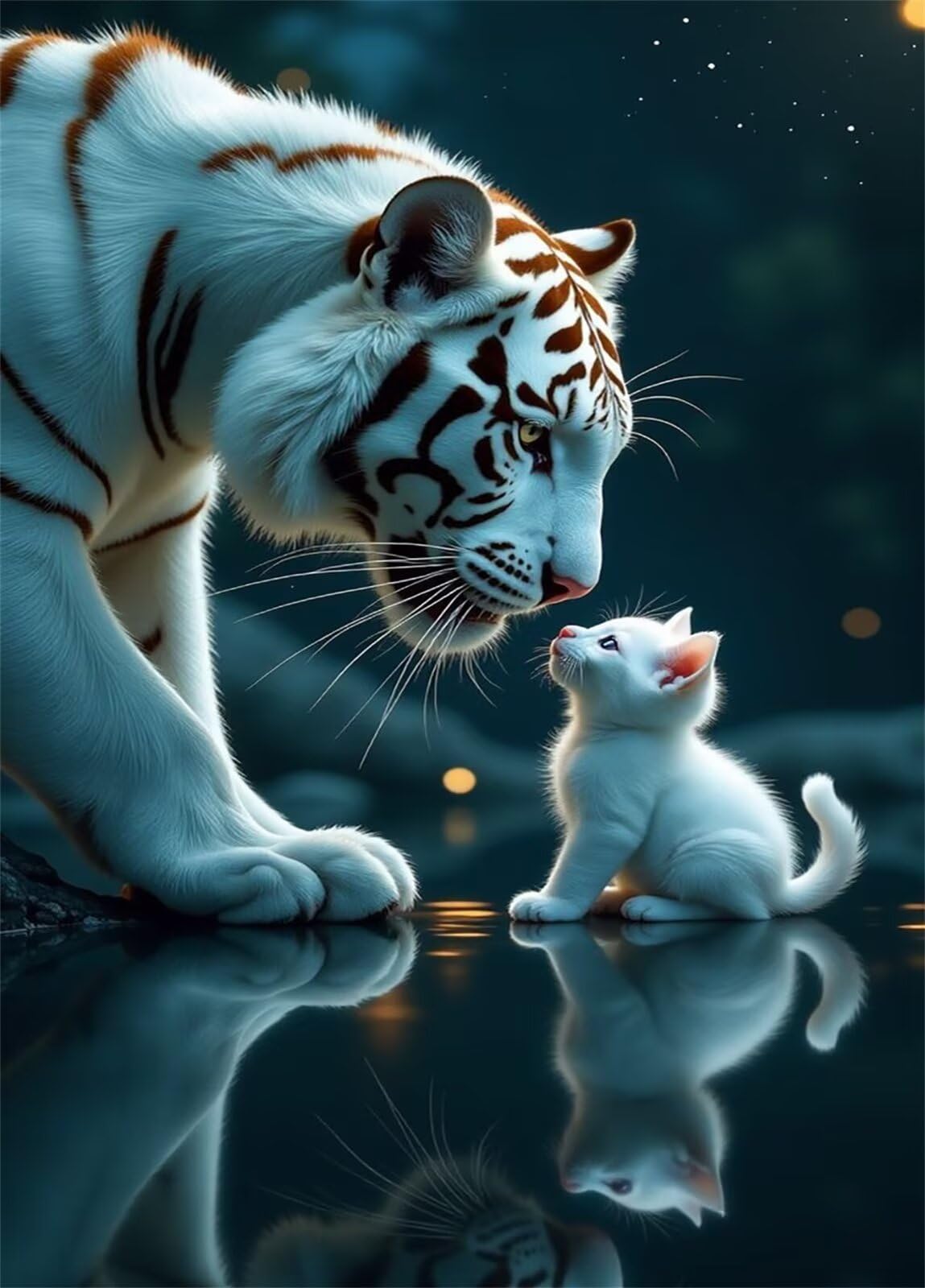 Puzzle 1500 Piezas Animal Tigre Gato, Puzzles Imposible, Desafiante Acertijo, Juegos de Rompecabezas para Toda la Familia, Puzzle Adultos 1500 Piezas 87 x 57 cm