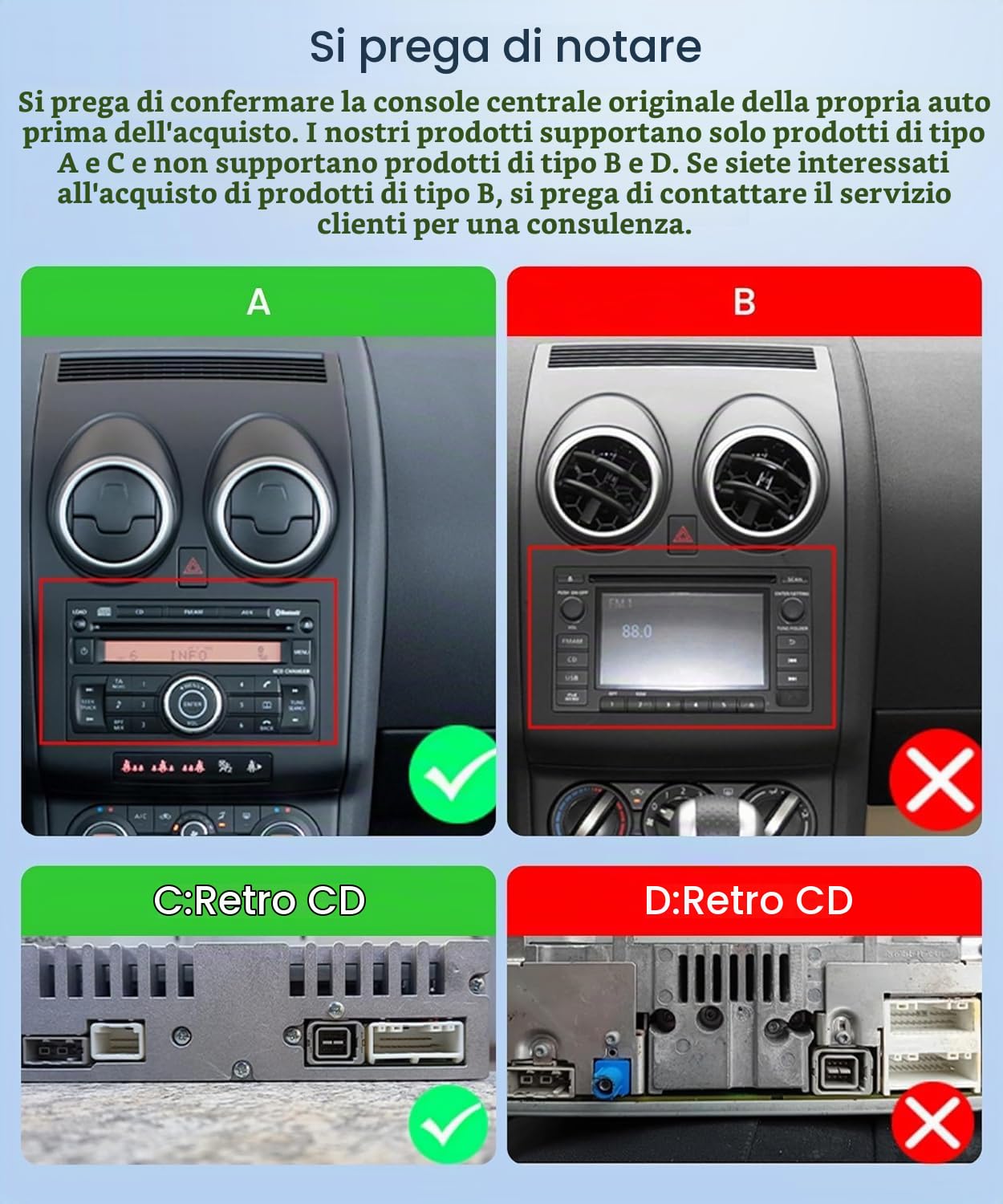 VECHTEL Autoradio 2+64G Android 15 per Nissan Qashqai J10 2006-2016, 9" IPS HD 2.5D Schermo Tactile Stereo Auto co DAB+ Carplay Android Auto senza Fili GPS WiFi Bluetooth HiFi Radio FM RDS Retrocamera