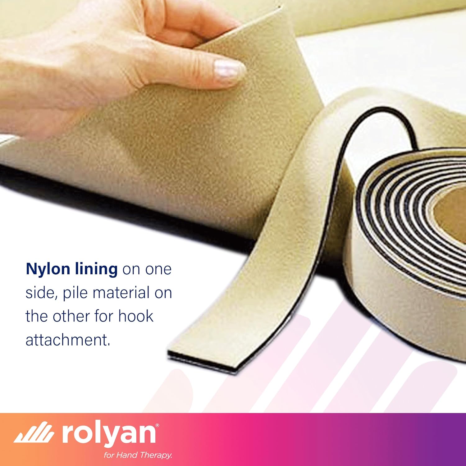 Rolyan Neoprene Strapping Material, 1/8" thick x 2" wide roll