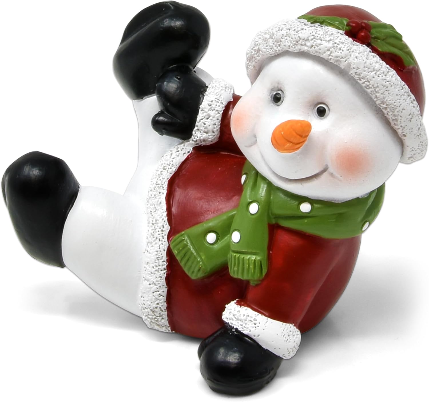 Gift Boutique Christmas Snowman Figurines Table Top Decor, Mini 3.5" Resin
