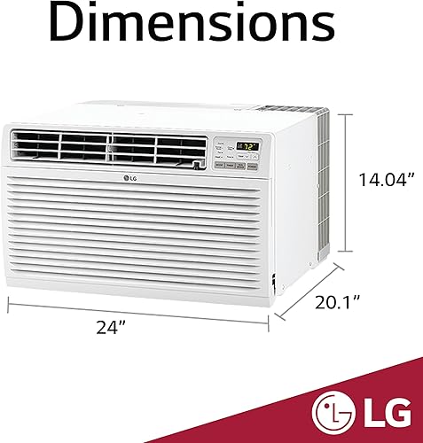 Miniatura 40 de LG LT1016CER 9,800 BTU 115V Aire acondicionado para pared con control remoto Blanco,Blanco brillante,https:/ www.Yaxa/dp/undefined