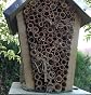 Esschert Design WA38 Maison Pour Abeilles Sauvages Avec Dessin Au Trait - Aide à La Pollinisation Du Jardin