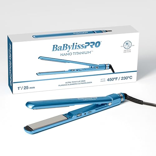 Miniatura 10 de 1" Ultra Thin Flat Iron, Hair Straightener, Shorter Plates