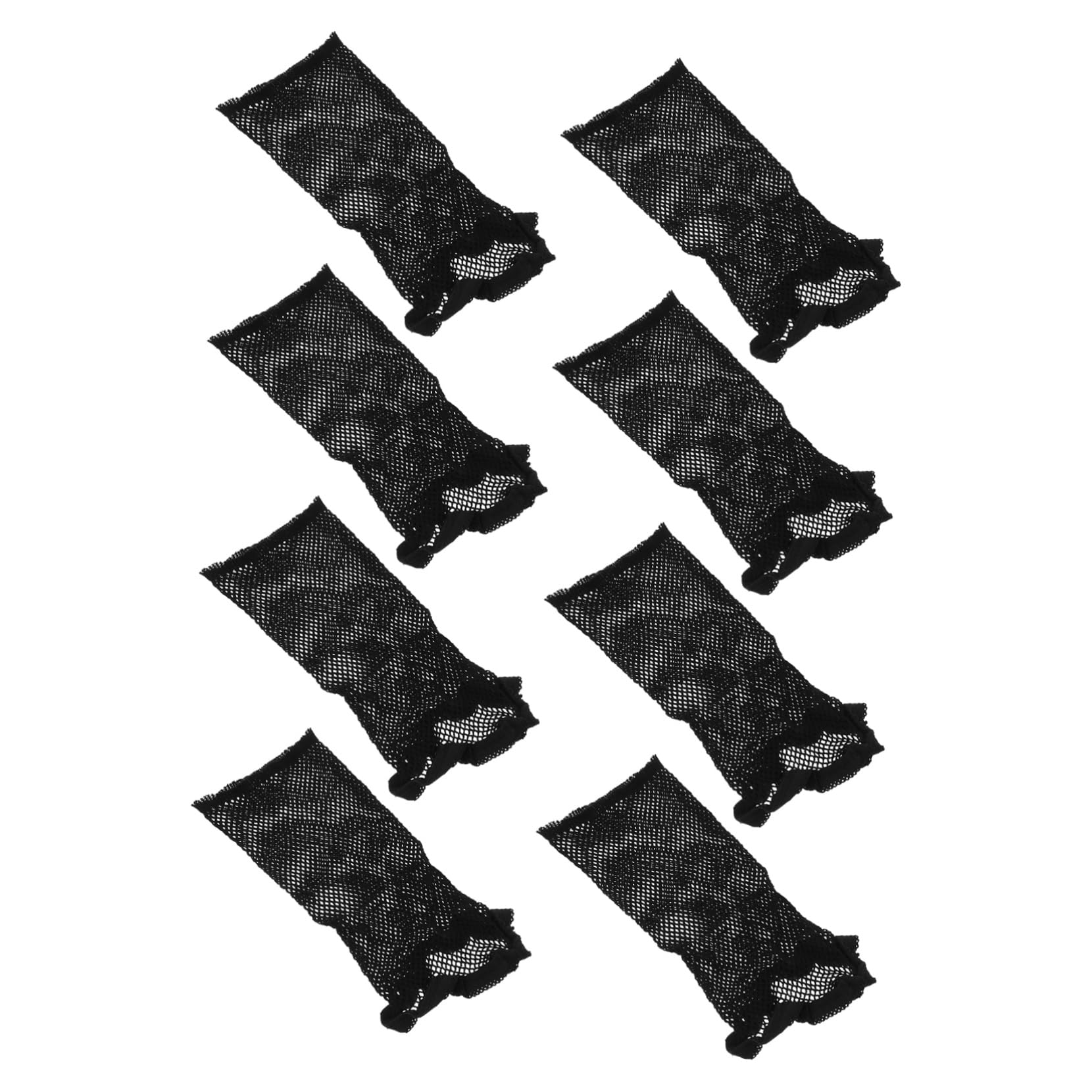 PartyKindom Elastic Wig Nets 8pcs Comfortable Stretchy Hairdressing Caps for Wig Use