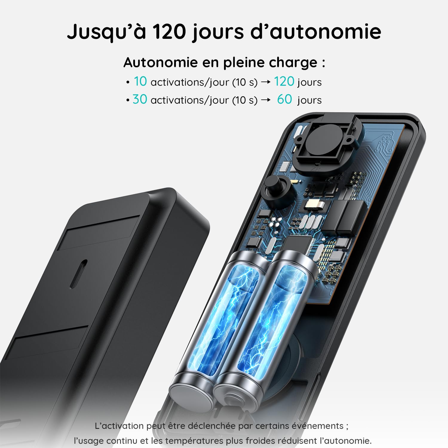 BOIFUN 2K 3MP Sonnette sans Fil Exterieur Etanche, Vue Panoramique à 180°, Détection IA Avancée, Installation Facile, Vision Nocturne, Compatible avec Alexa, IP65 étanche, Wi-FI 2,4 GHz Uniquement