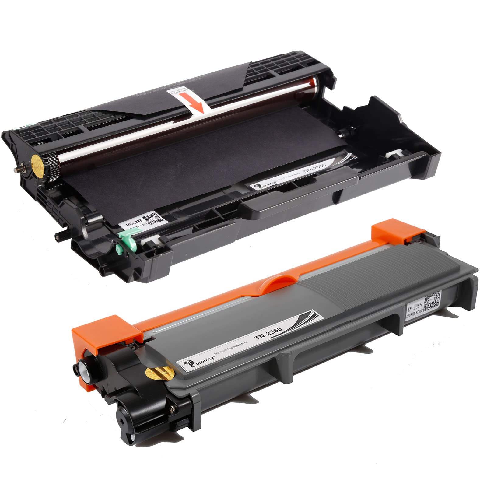 proffisy TN 2365 DR 2365 for Brother TN 2365 Toner Cartridge & DR 2365 Drum Unit Compatible for Brother HL-L2321D,DCP L2520D,L2361DN,L2366DW,L2320d,DCP-L2541DW,MFC-L2701D,L2701DW(1Toner+1Drum Unit)