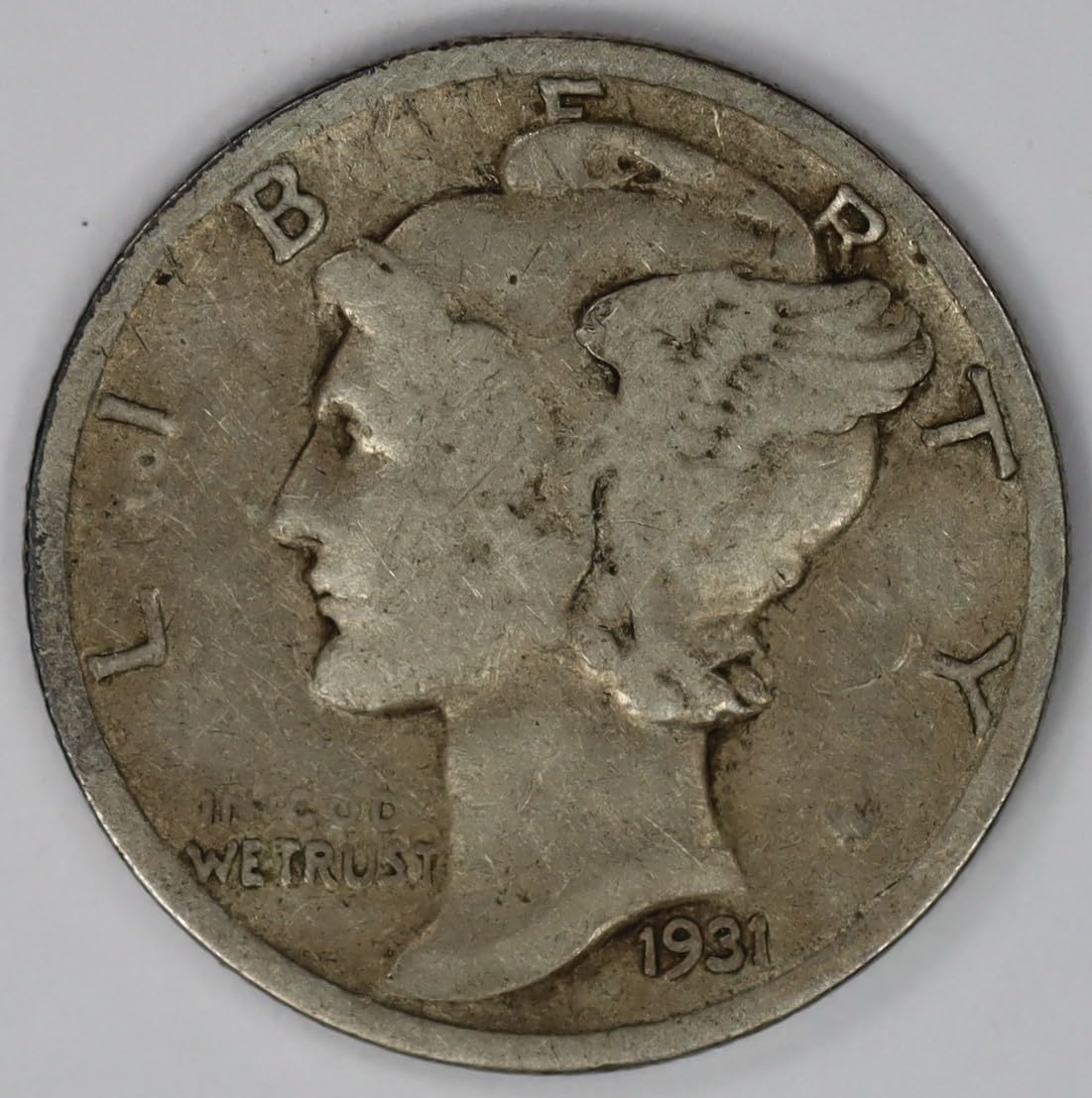 1931 S Mercury Dime Uncertified VG
