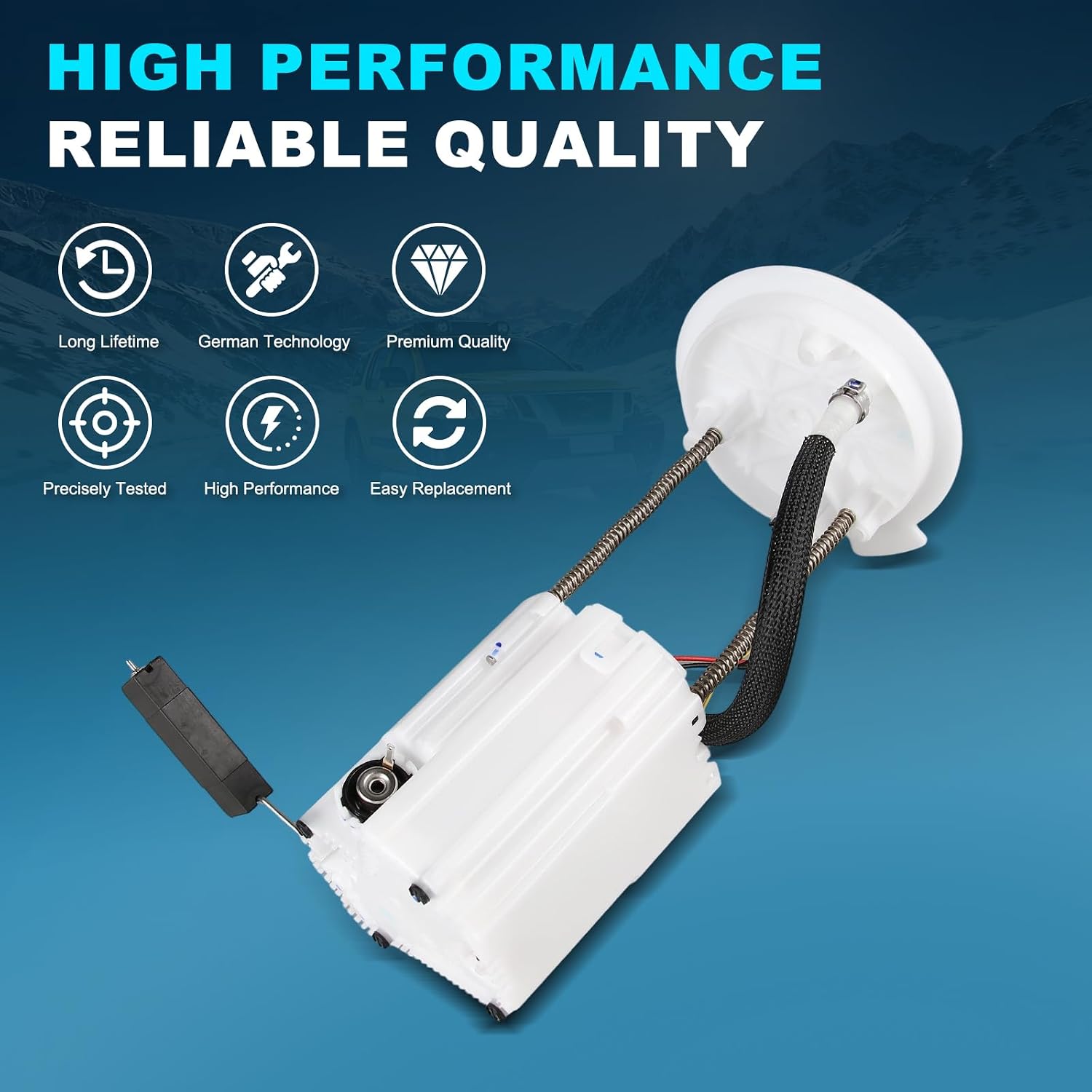 OTO-K Electric Fuel Pump Module Assembly Compatible with Honda CR-V CRV 2017-2022, GAS, Replace# 17052TLAA00, 17045TLAA00