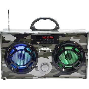 green boombox
