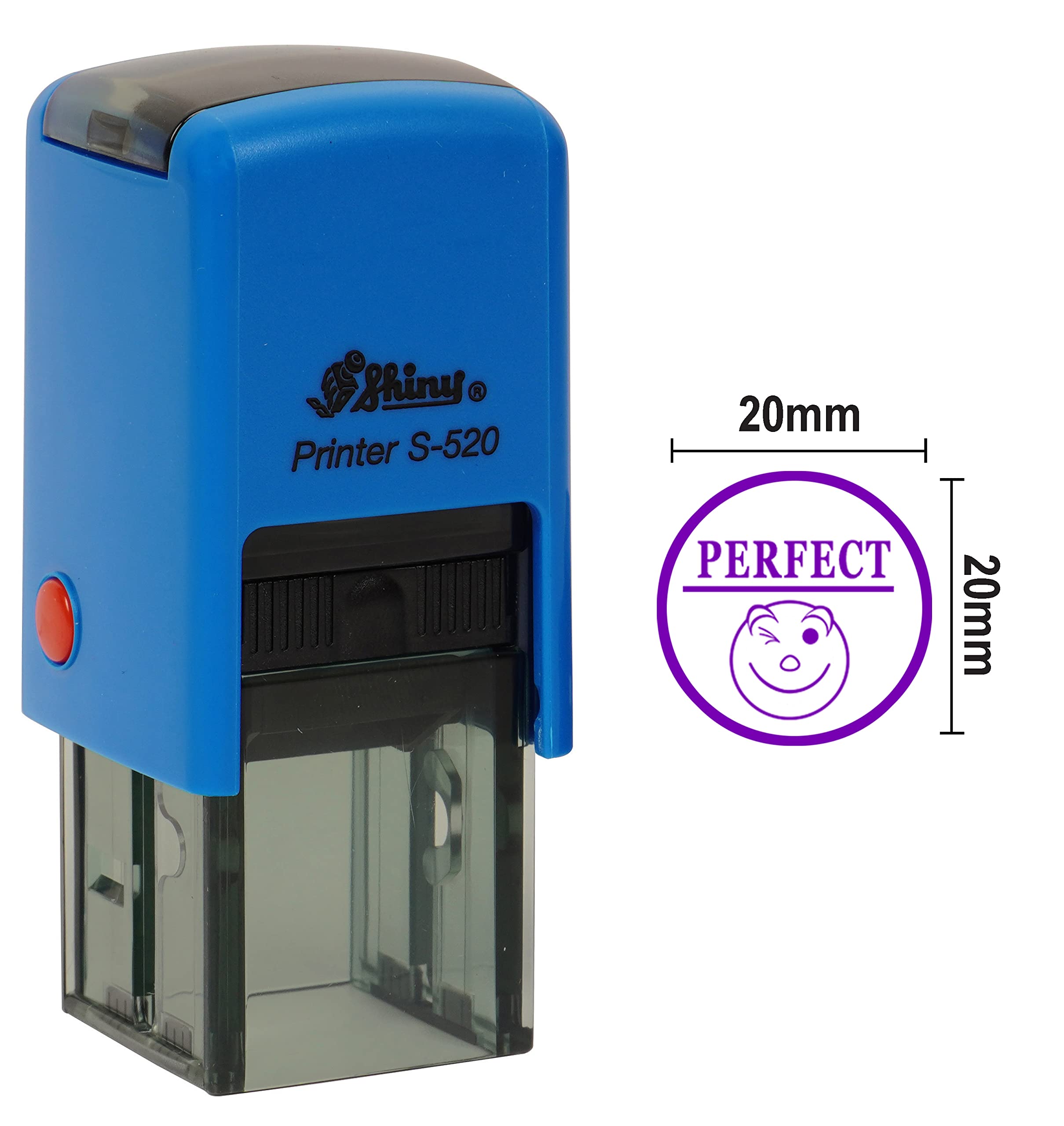 Perfect Round Self Inking Teacher Stamp Personalized Custom 20mm Mini Rubber Stamp