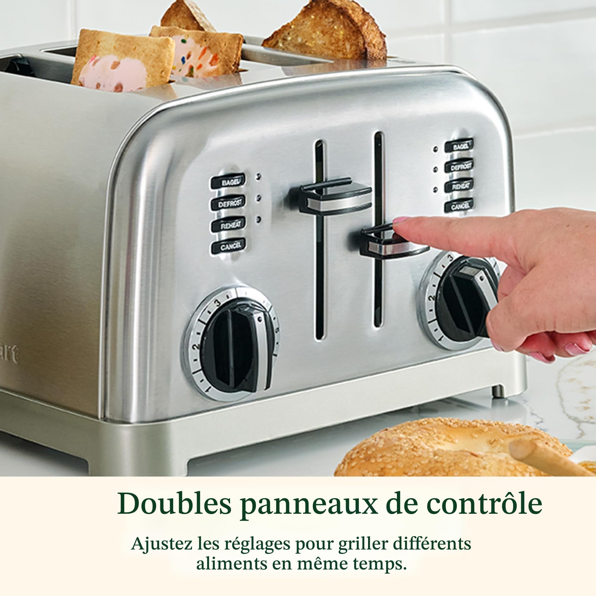 Grille-pain Métal classique 2-tranches de Cuisinart - CPT-160C