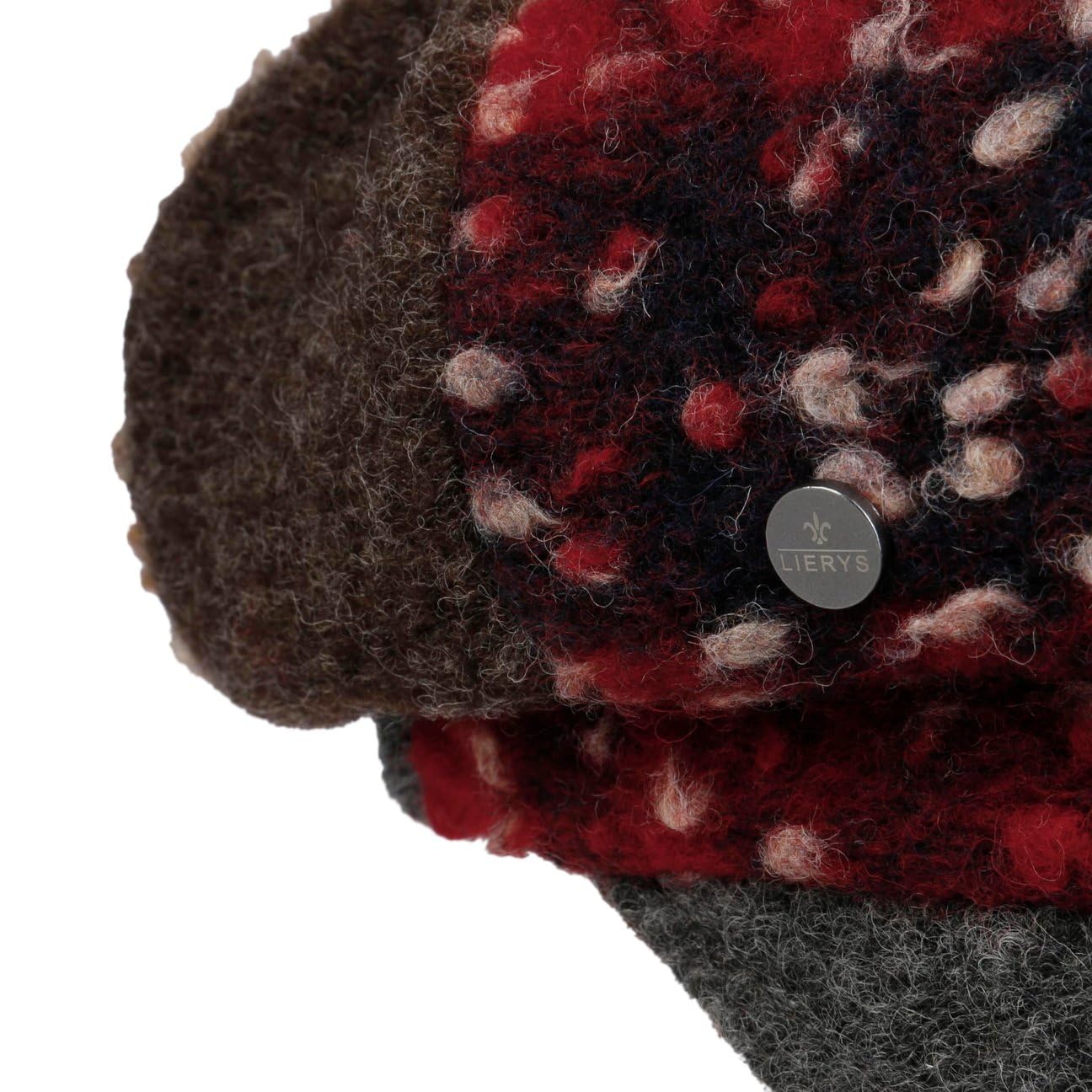 LIERYS Cosiella Patchwork Ballonmütze Damen Made in Italy