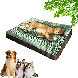 Moon Paw Orthocloud Pro Orthopedic Dog Bed with Ergonomic Joint Support, Removable for Small/Medium/Large Dogs (Green, S: 60 x 47 x 7 cm) product image