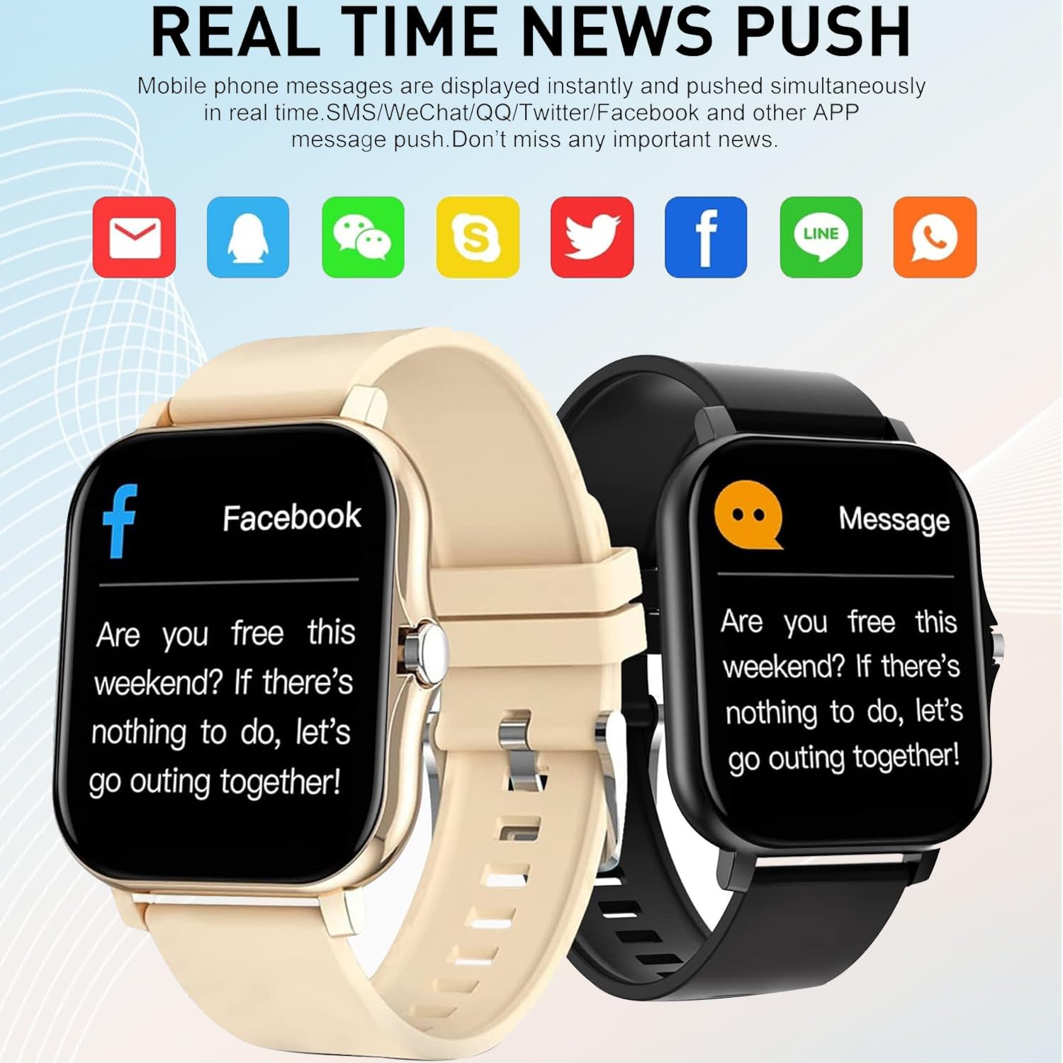 Amazon.com: OICIIDO Smart Watch, 1.81 display picture 2