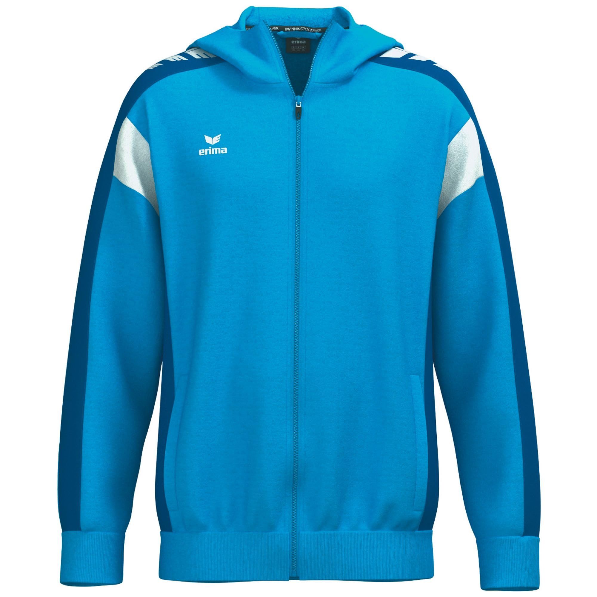 Erima Men's Celebrate 125 Training Jacket With hood (1032534), curacao/new royal, XXL