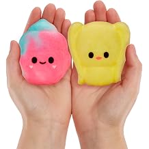 Fluffie Stuffiez Ice Cream & Bunny Minis Collectible Feature Plush, Surprise Reveal Unboxing Soft and Squishy Tactile Play Fidget DIY