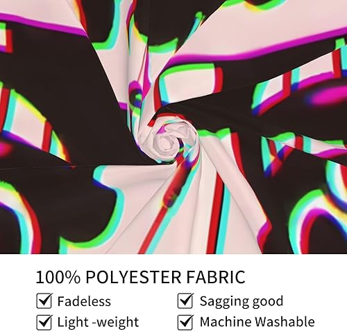 Miniatura 4 de Lil Music Darkie - Tapiz de franela para dormitorio, sala de estar, arte para el hogar, decoración suave para colgar en la pared, 60 x 40 pulgadas