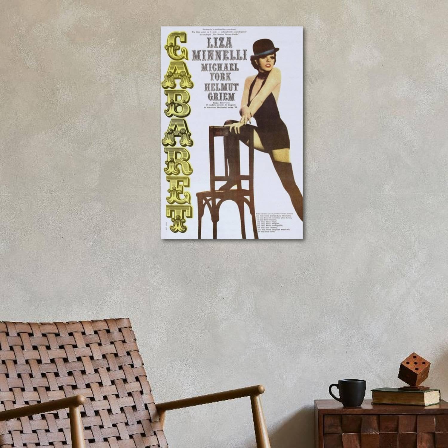 ART.COM Wall Art Print Cabaret, Italian poster, Liza Minnelli, 1972, 24" x 36"