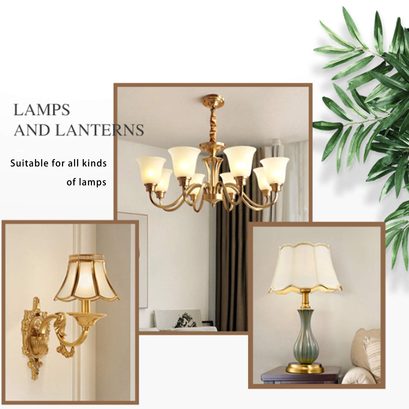 Lampadine a candelabro LED E27 12 W, lampadina a mais LED con bocca a vite E27 lampadine lampadari a LED, 360 gradi; Angolo del fascio largo, pressione 110 260 V, bianco caldo
