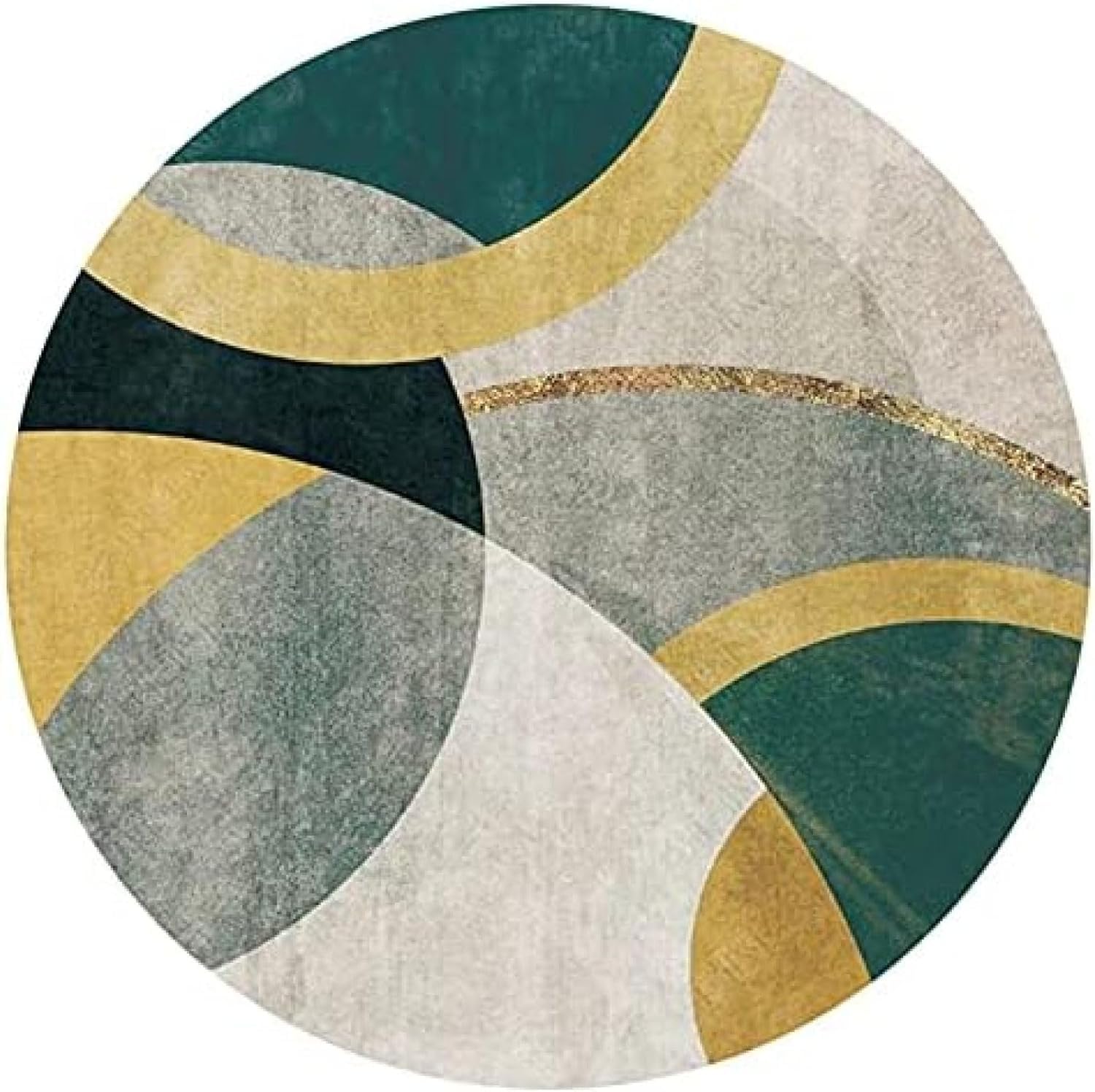 Tapis rond antidérapant haut de gamme diamètre 200 cm pour chambre