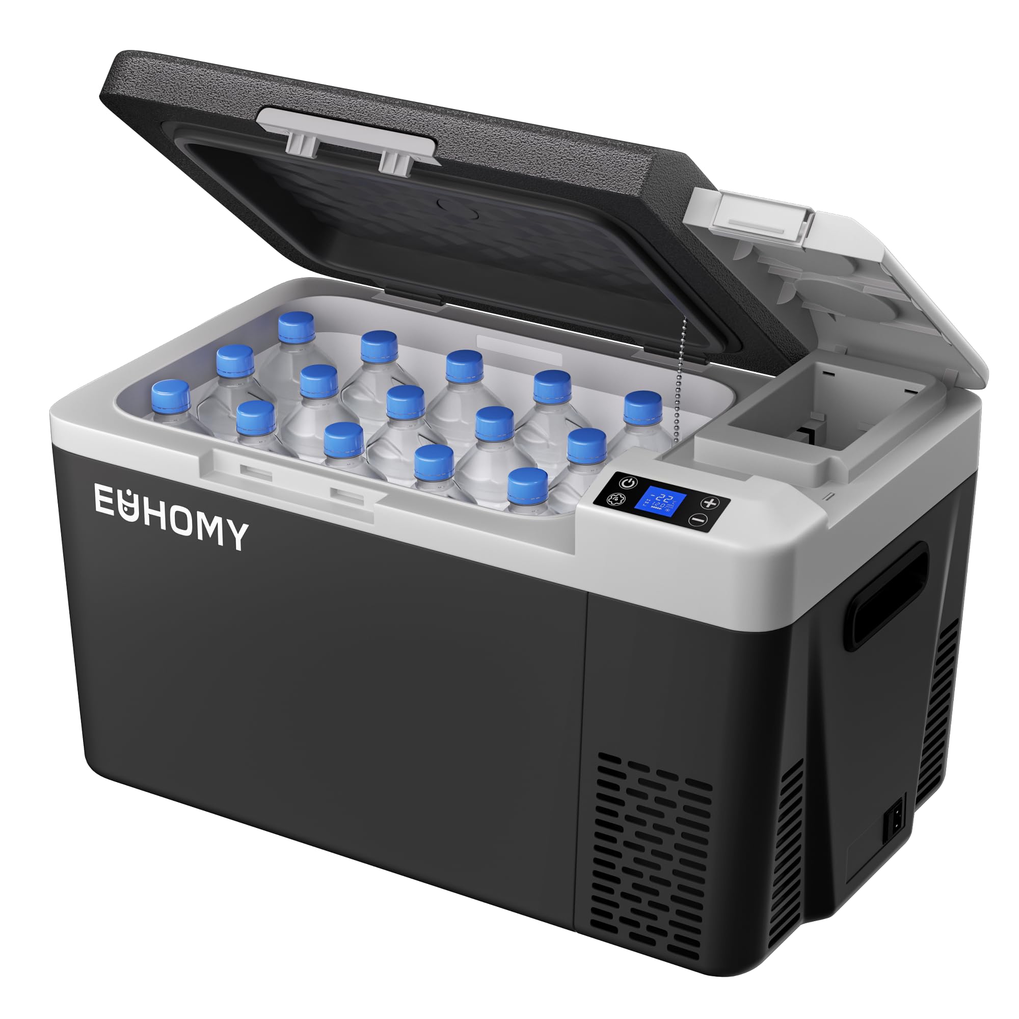 Amazon.co.jp: EUHOMY 車載冷蔵庫 23L ポータブル冷蔵庫 -20℃～10