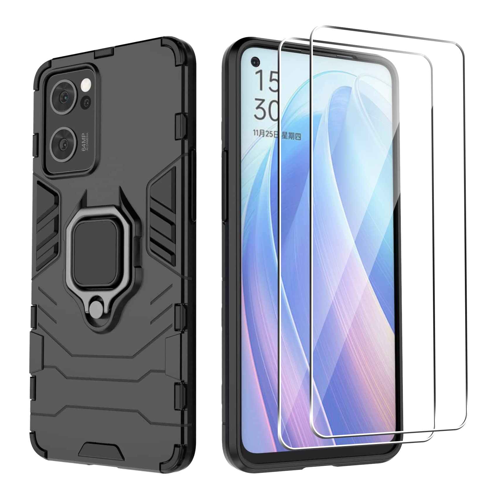 GOGME Coque Pour Oppo Find X5 Lite, Étui 360°Antichoc