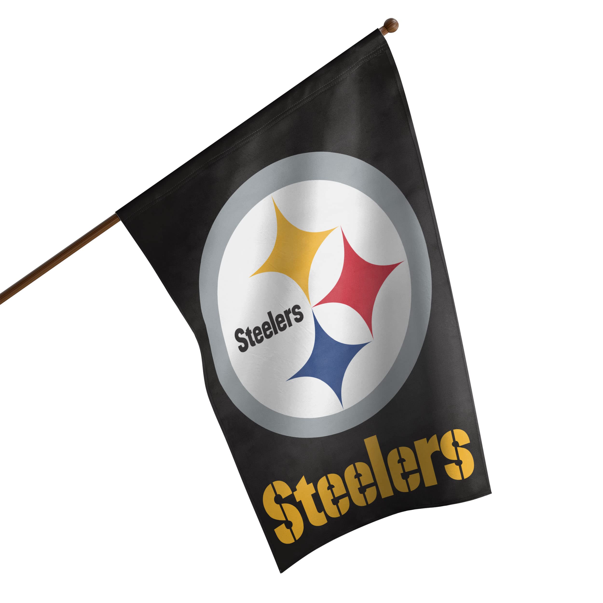 NFL Double Sided Team Logo Vertical Flag (40" x 28")