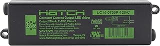Hatch LC14-0700P-120-C Phase Dimmable Constant Current LED Driver, 7-20Vdc, 120V