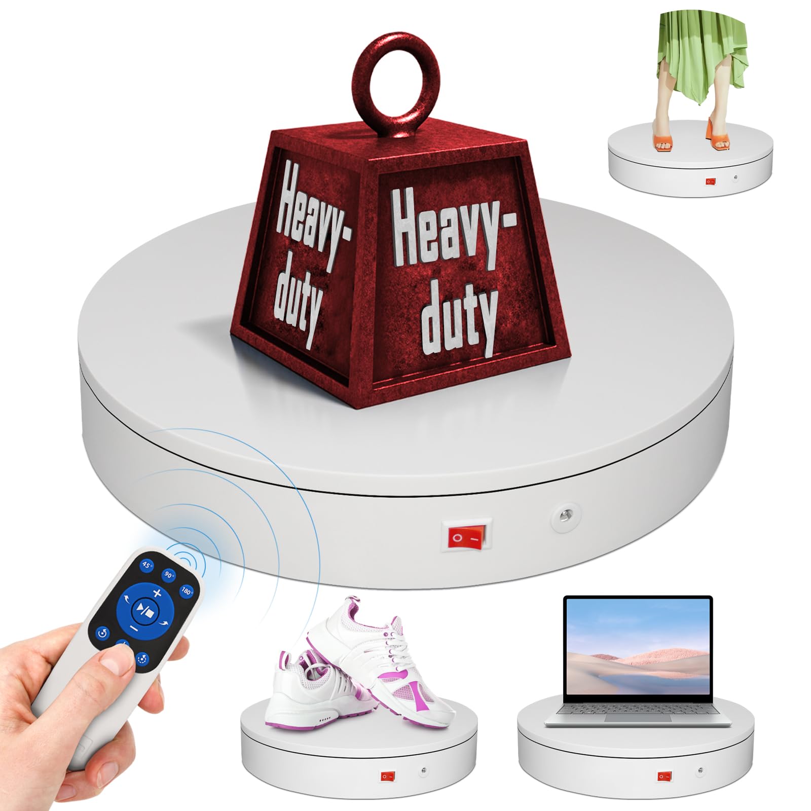 Motorized Rotating Turntable Display Stand - 360 Rotation -19