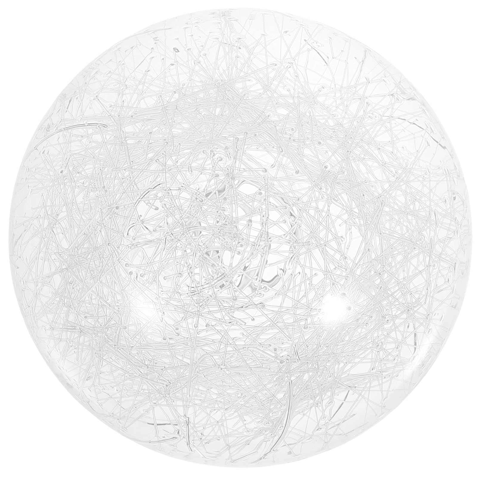 Homoyoyo Globe Light Cover Clear Globe Glass Shade Replacement Glass Globes for Light Fixtures 100mm Geometric Wire Ball Lamp Shade Covers Decorative Lampshade for Pendant Light