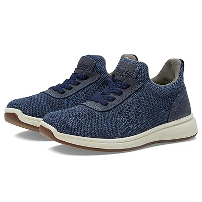 Florsheim Kids Satellite Knit Elastic Lace Slip On Jr. (Toddler/Little Kid/Big Kid) Boys Shoes Navy