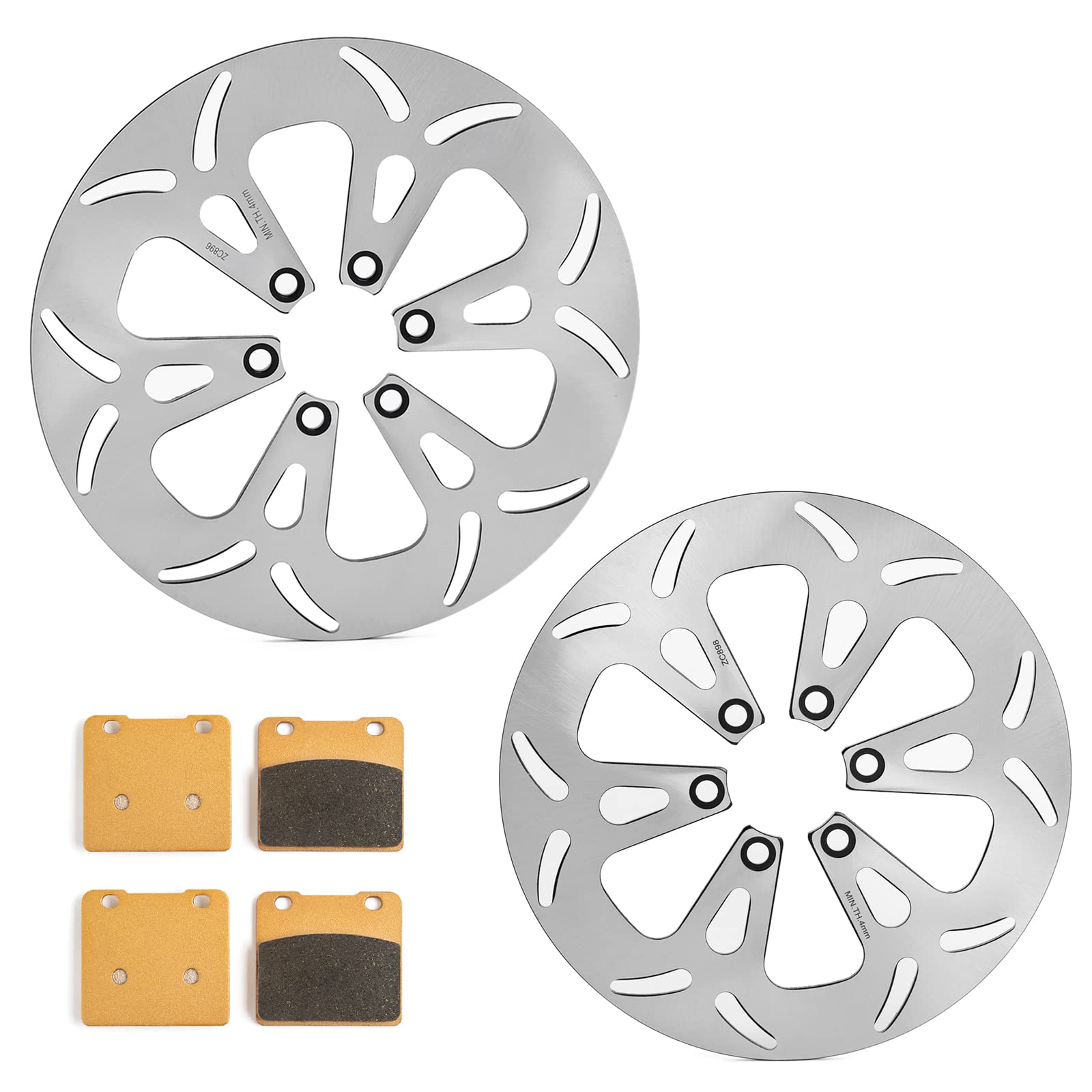 Bremsscheiben Vorne+Hinten + Beläge Für Suzuki Intruder 1400 1987-2004