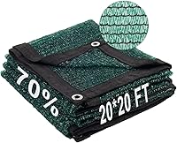 Vista 61 de LOVE STORY 6.5 x 6.5 pies, 40% de tela negra para sombra con ojales, malla de malla para jardín, cubierta de plantas, invernadero y patio