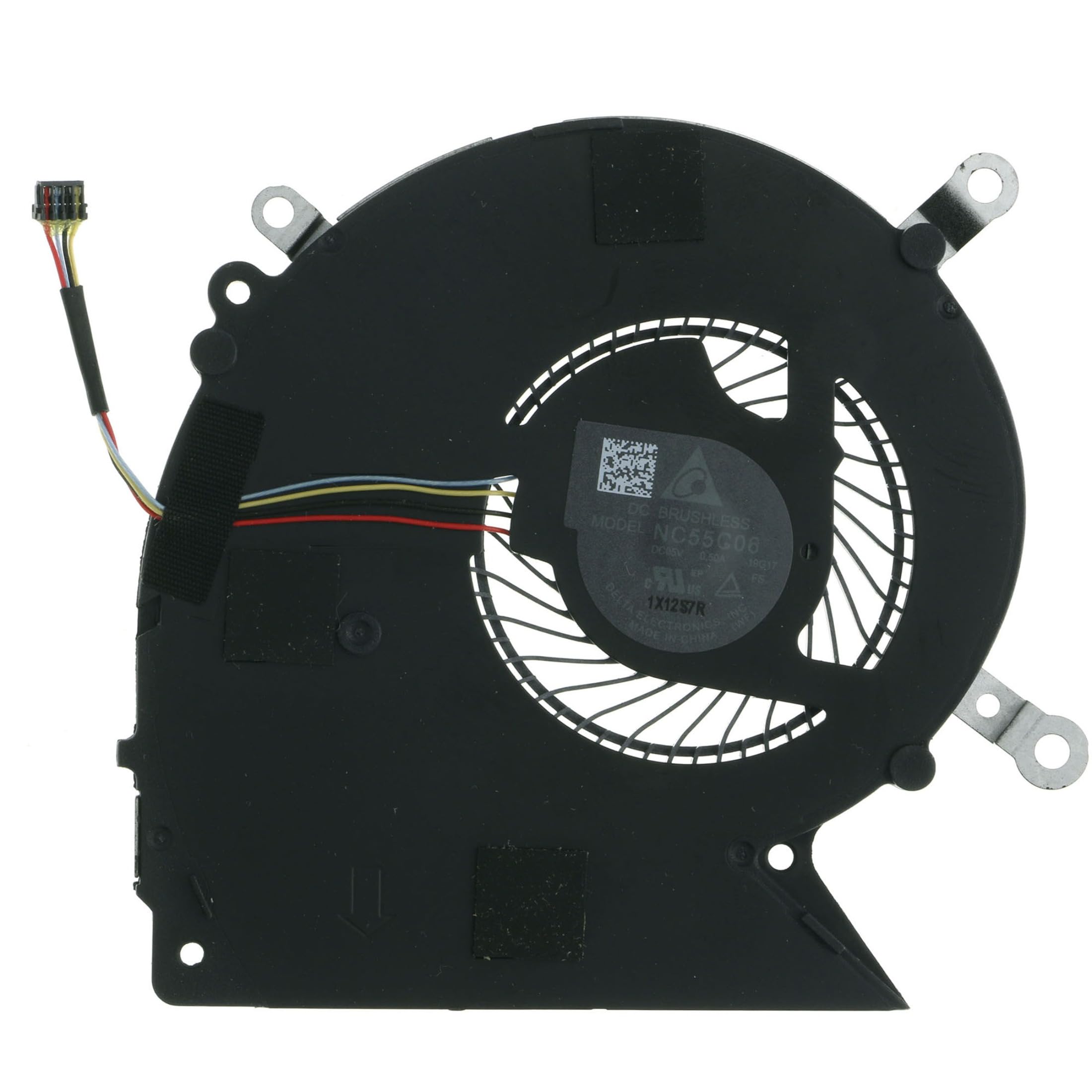 Replacement CPU Cooling Fan for Asus Chromebook Flip C436F C436FA 1323-01CQ000 NC55C06-19G17 DC5V 0.50A 4-Pin