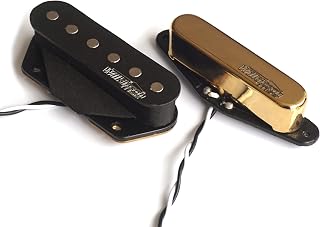Wilkinson M-Series 60's Vintage Voice Pickups for Telecaster Guitars, Gold (WOVTN) (WOVTB) Neck & Bridge SET