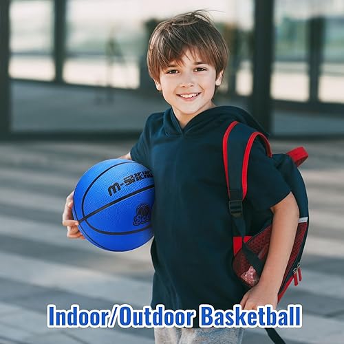 Miniatura 8 de Wettarn 6 unidades de pelotas de baloncesto a granel cristianas de donación benéfica tamaño 5 pelotas de baloncesto para niños de 27.5 pulgadas con