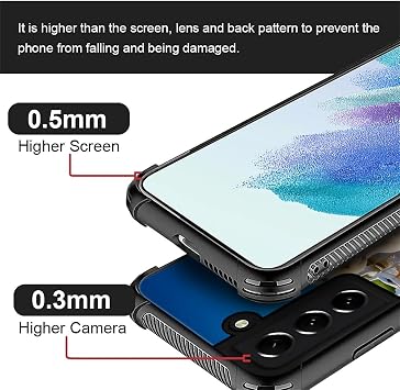 Samsung Galaxy S22 Plus用ケース、キュートで面白いダッククレイジーパターン 耐衝撃保護 男女兼用 滑り止め Samsung Galaxy S22 Plus用
